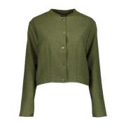 Bomber kraagjas in groen Geisha , Green , Dames