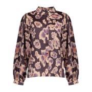 Paarse Mauve Blouse Geisha , Multicolor , Dames