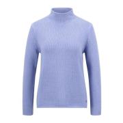 Softwool Opstaande Kraag Pullover Fynch-Hatton , Purple , Dames