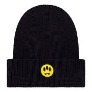 Geribbelde Gebreide Beanie Barrow , Black , Unisex