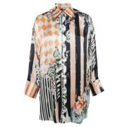 Pre-owned Satin tops Balmain Pre-owned , Multicolor , Dames