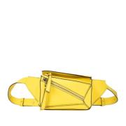 Pre-owned Leather crossbody-bags Loewe Pre-owned , Yellow , Dames