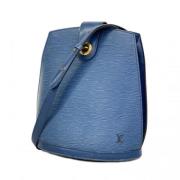 Pre-owned Fabric shoulder-bags Louis Vuitton Vintage , Blue , Dames