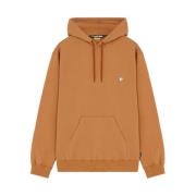 Italiaanse stijl zware katoenen hoodies Iuter , Brown , Heren