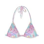 Bloemen driehoek bikini top voor vrouwen MC2 Saint Barth , Multicolor ...