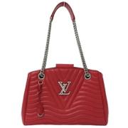 Pre-owned Leather louis-vuitton-bags Louis Vuitton Vintage , Red , Dam...