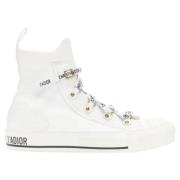 Pre-owned Cotton sneakers Dior Vintage , White , Dames