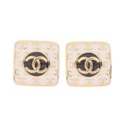 Pre-owned Metal chanel-jewelry Chanel Vintage , Yellow , Dames