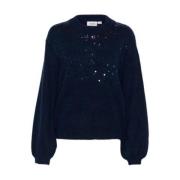 Stijlvolle pullover Barbel voor vrouwen Saint Tropez , Blue , Dames