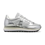 Zilveren Sneakers - Originele Stijl Saucony , Gray , Dames