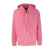 Roze Hooded Duster Script Jacket Carhartt Wip , Pink , Heren