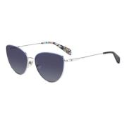 Blauwe Metalen Dames Zonnebril Kate Spade , Blue , Dames