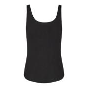 Klassieke Basis Mouwloze Top Sofie Schnoor , Black , Dames