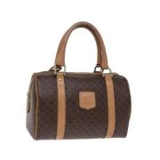 Pre-owned Canvas handbags Celine Vintage , Brown , Dames