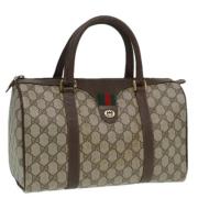 Pre-owned Canvas handbags Gucci Vintage , Brown , Dames