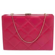 Pre-owned Leather clutches Carolina Herrera Pre-owned , Pink , Dames