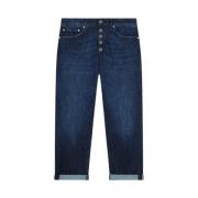 Losse Denim Stretch Jeans Dondup , Blue , Dames