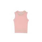 Roze Steenversierd Vest Ermanno Scervino , Pink , Dames