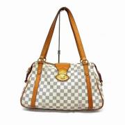 Pre-owned Canvas louis-vuitton-bags Louis Vuitton Vintage , White , Da...