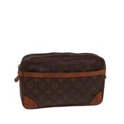 Pre-owned Canvas louis-vuitton-bags Louis Vuitton Vintage , Brown , Da...