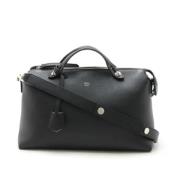 Pre-owned Leather handbags Fendi Vintage , Black , Dames