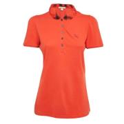 Pre-owned Fabric tops Burberry Vintage , Orange , Dames