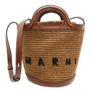 Pre-owned Fabric shoulder-bags Marni Pre-owned , Brown , Dames