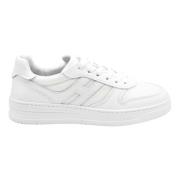 Witte Veterschoenen Elegante Stijl Hogan , White , Heren