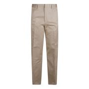 Beige Chino Twisted Broek Lanvin , Beige , Heren