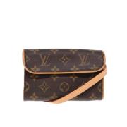 Pre-owned Canvas louis-vuitton-bags Louis Vuitton Vintage , Brown , Da...