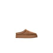 Suede Cognac Pantoffels Copenhagen Shoes , Brown , Heren