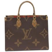 Pre-owned Canvas louis-vuitton-bags Louis Vuitton Vintage , Brown , Da...