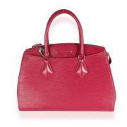 Pre-owned Leather louis-vuitton-bags Louis Vuitton Vintage , Red , Dam...