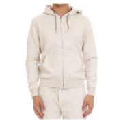 Hoodie met volledige rits Eleventy , Beige , Heren