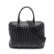 Pre-owned Leather handbags Bottega Veneta Vintage , Black , Dames