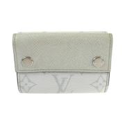 Pre-owned Canvas wallets Louis Vuitton Vintage , White , Heren