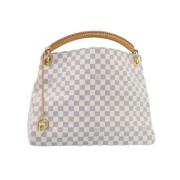 Pre-owned Canvas louis-vuitton-bags Louis Vuitton Vintage , White , Da...