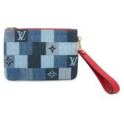 Pre-owned Leather louis-vuitton-bags Louis Vuitton Vintage , Blue , Da...