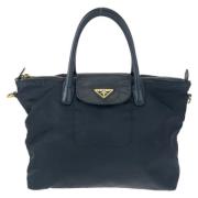 Pre-owned Canvas totes Prada Vintage , Black , Dames