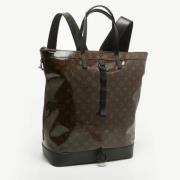 Pre-owned Leather totes Louis Vuitton Vintage , Brown , Dames