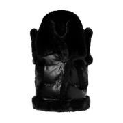 Fabienne Faux Fur Bodywarmer Gilet Goldbergh , Black , Dames