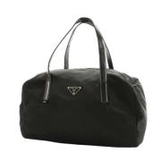 Pre-owned Leather prada-bags Prada Vintage , Black , Dames