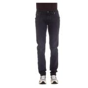 Zwarte Slim Fit Denim Jeans Jacob Cohën , Black , Heren