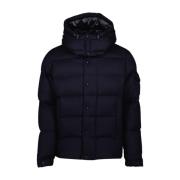 Blauwe Vezere Jas voor Mannen Moncler , Blue , Heren