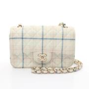 Pre-owned Leather shoulder-bags Chanel Vintage , Beige , Dames