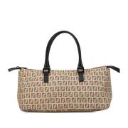 Pre-owned Canvas handbags Fendi Vintage , Brown , Dames