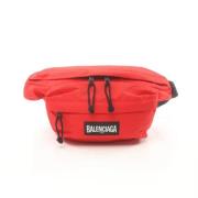 Pre-owned Canvas crossbody-bags Balenciaga Vintage , Red , Heren