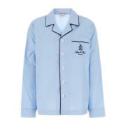 Lichtblauw Poplin Overhemd Sporty & Rich , Blue , Dames