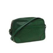 Pre-owned Leather louis-vuitton-bags Louis Vuitton Vintage , Green , D...