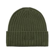 Geribbelde Cashmere Hoed - Wengen Stijl (Militair Groen) MC2 Saint Bar...